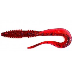 Силіконова приманка для риболовлі, Taipan Crazy Sweep, 2,5 дюйми, 12шт/уп, колір №05 Redpearl